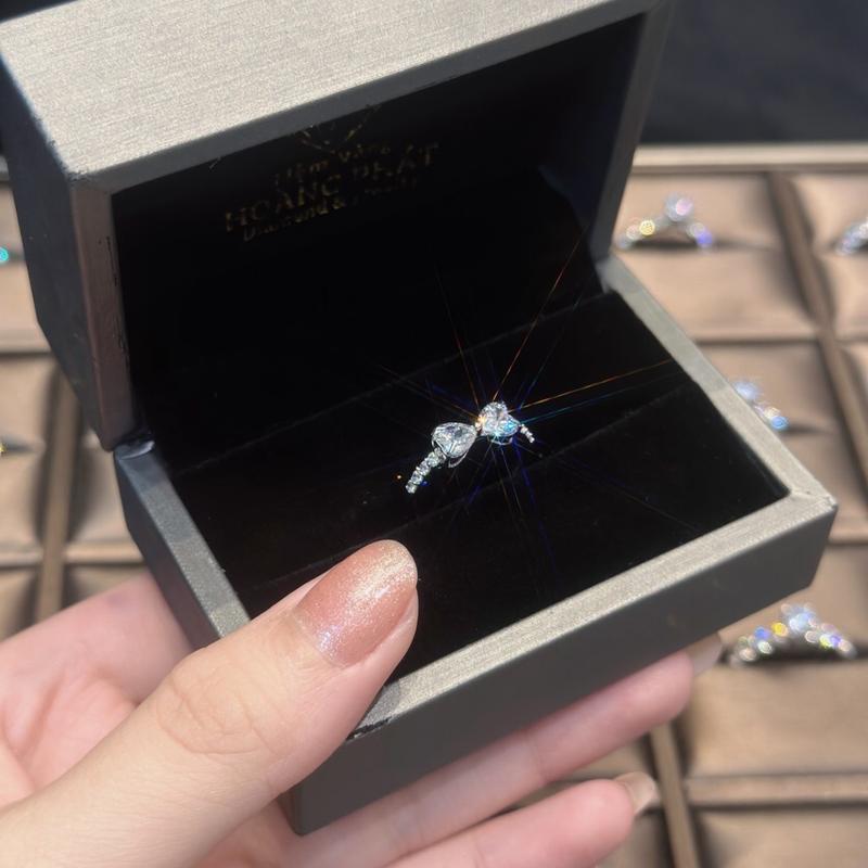 Trang Sức Nhẫn Bạc Kiểu Dáng Cái Nơ Xinh Xắn Xi Kim (N047)