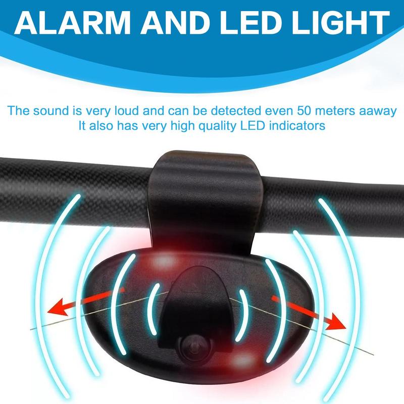 Product Introduction of Fishing Bite Hook Alarm, Clip-on Fishing Rod Alarm with LED Light, Electronic Buzzer for Outdoor Fishing, Fishing Accessories 5
