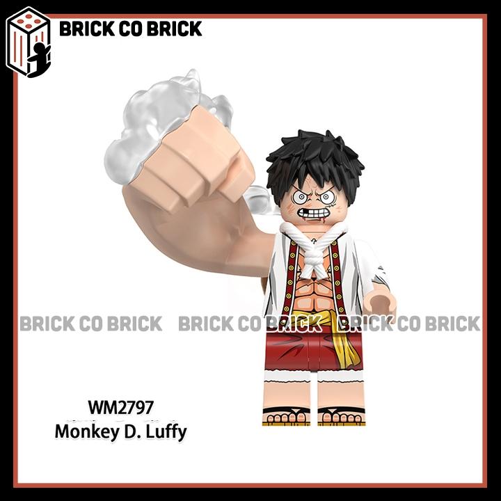 One Piece Đồ chơi Lắp ráp Nhân vật Monkey D Luffy Roronoa Zoro Tony Chopper Mô hình Sanji Nami Robin WM6193 4