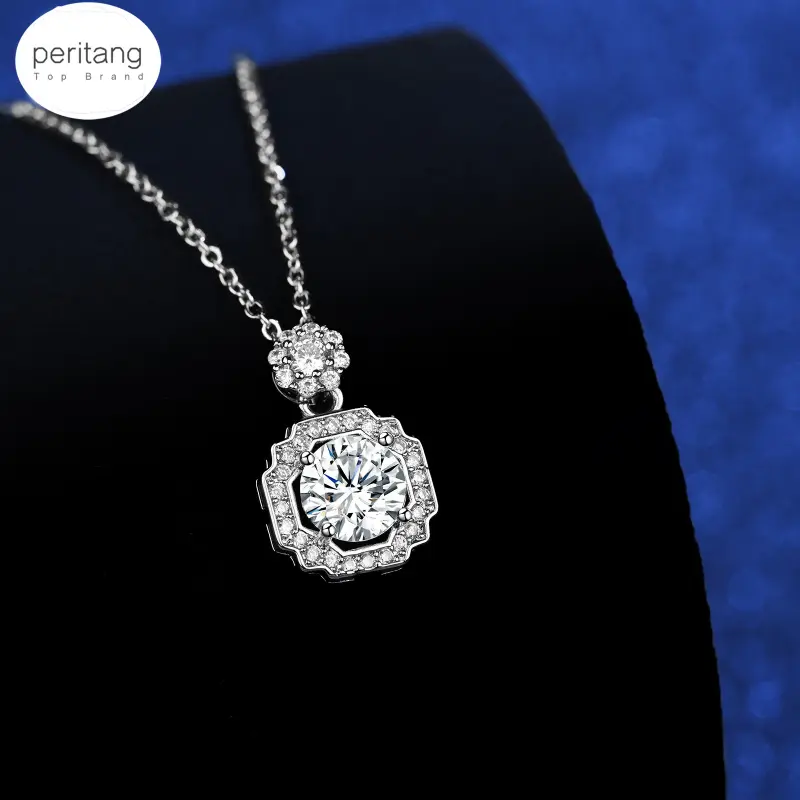 Hot-Selling Imitation Chic Rhinestone Jewelry Pendant Eight Hearts and Eight Arrows Zircon Plated Pt950 Engagement Necklace for Women Fashion Jewelry