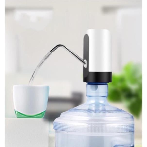Máy bơm nước tự động đóng chai, lấy rượu, bơm bình nước siêu tiện lợi cao cấp, có led, pin sạc 1 lần dùng cả tháng 8