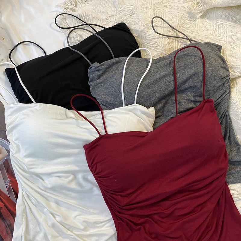 1/2Pcs Fashionable Spaghetti Strap Suspender Hot Girls' Camisole ...