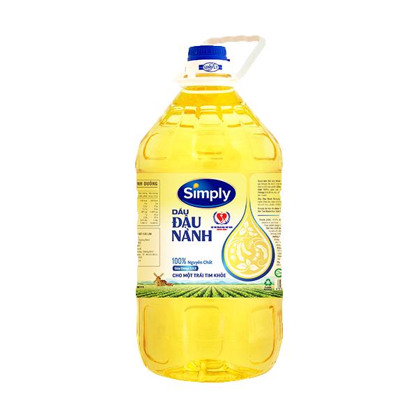 Chai dầu Simply đậu nành 5 lít Dầu Ăn dầu cọ