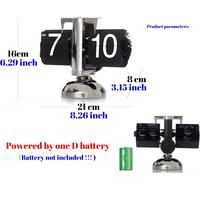 Gambar FLIP Digital Desk Clock Vintage Small Balance Automatic Turning Retro - Jam Meja Otomatis Dekorasi Metal Quartz - Black dari Tanaga Online Shop Kota Administrasi Jakarta Barat 3 Tokopedia
