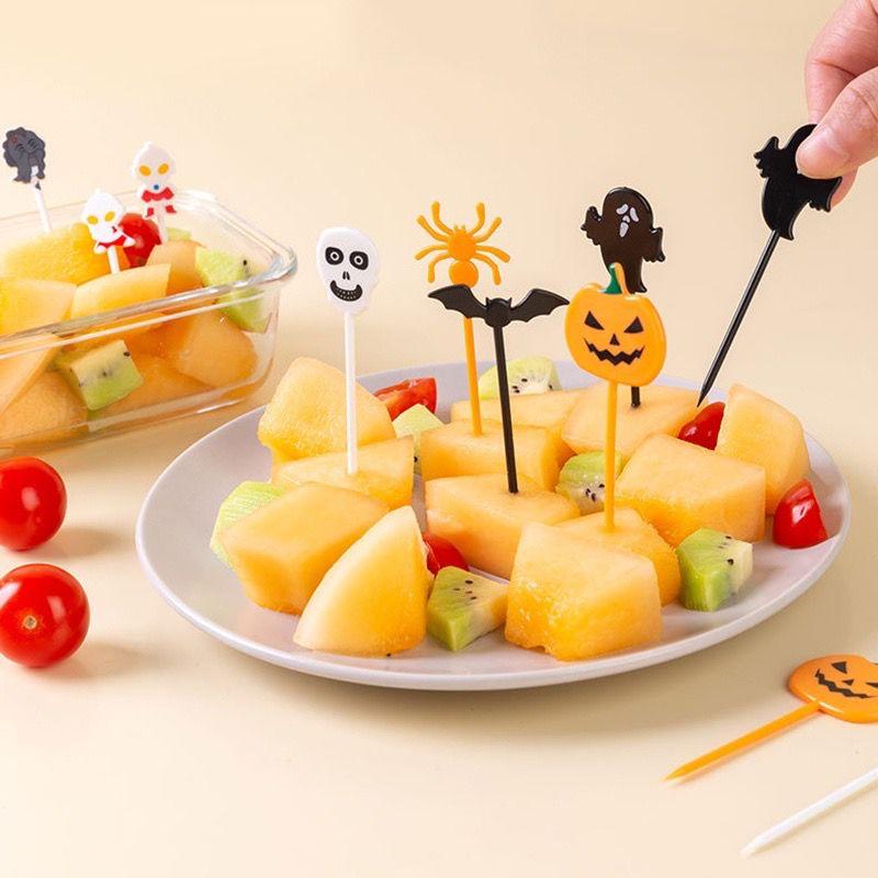 Garpu Bento Tusuk Bento Bekal Anak Lucu Hias Bekal Sekolah Anak Set 4