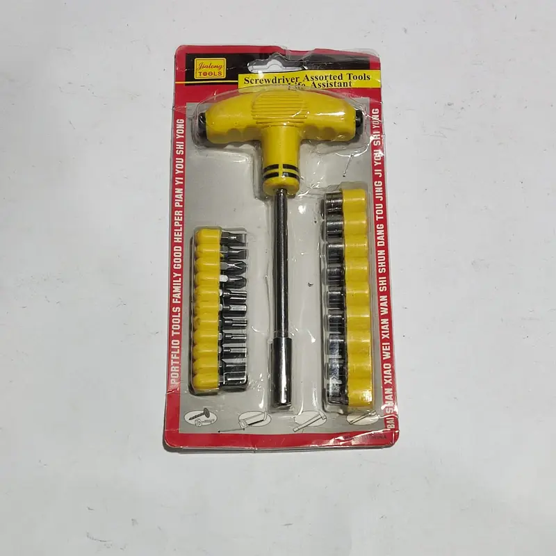 Obeng Kunci T Set Multifungsi 24 in 1 Palu kunci T Sock Screwdriver 1