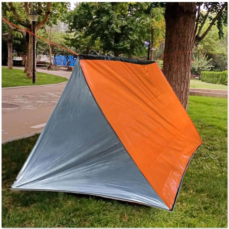 Product Introduction of Emergency Shelter Waterproof Thermal Blanket Rescue Survival Kit SOS Sleeping Bag Survival Emergency Tent Outdoor Equipment 5