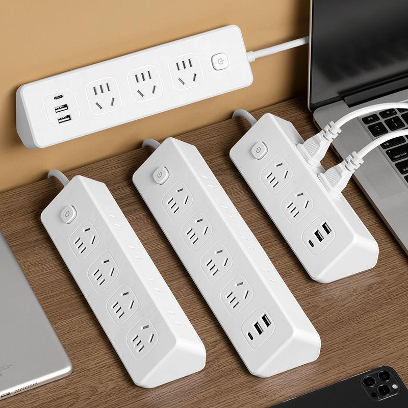 Multi Socket Triangular Multi-function A triangle strip socket USB Dormitory office strip ...