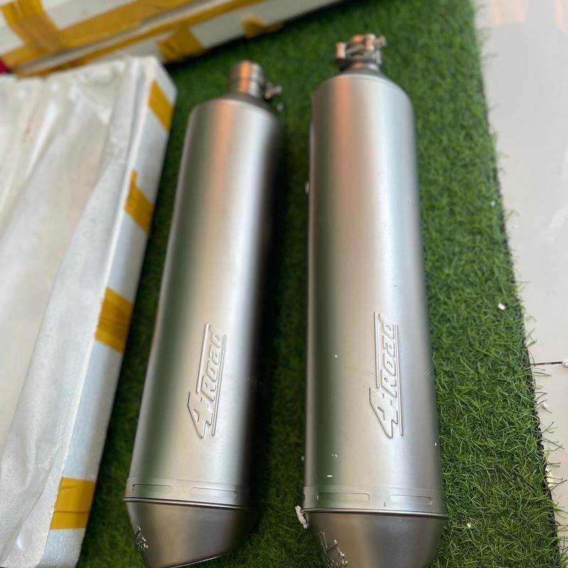 Pô 4Road  Kèm cổ và pát inox 304 gắn mọi dòng xe tay ga