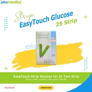 Easy Touch Glucose 25 strip easy touch Gula Darah