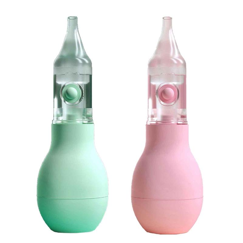 Newborn Nasal Aspirator Nose Vacuum Suction Squeeze Nose Aspirator Nose Cleaning Kit Easy Use Baby Nose Booger Sucker 1