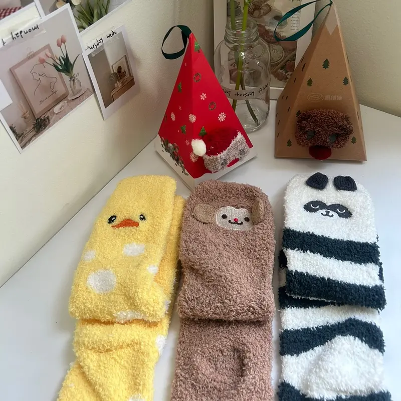 Kaos kaki rajut tebal dan  lembut/ kaos kaki tebal lembut untuk tidur/ kaus kaki rajut tebal anak Fashion 3