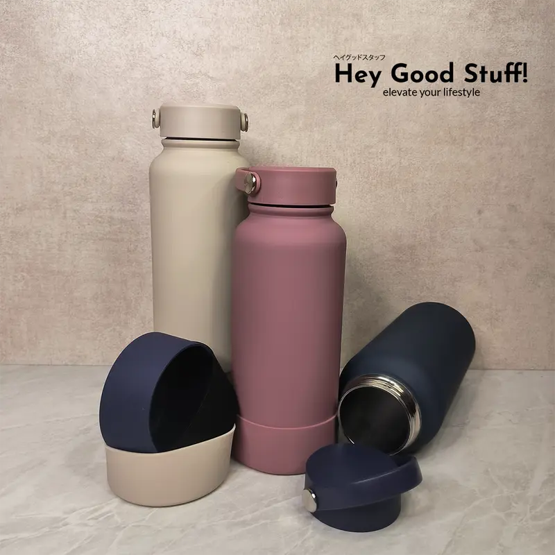 Botol Minum Thermos Aesthetic Stainless Steel SUS304 Vacuum Flask 800ML 1
