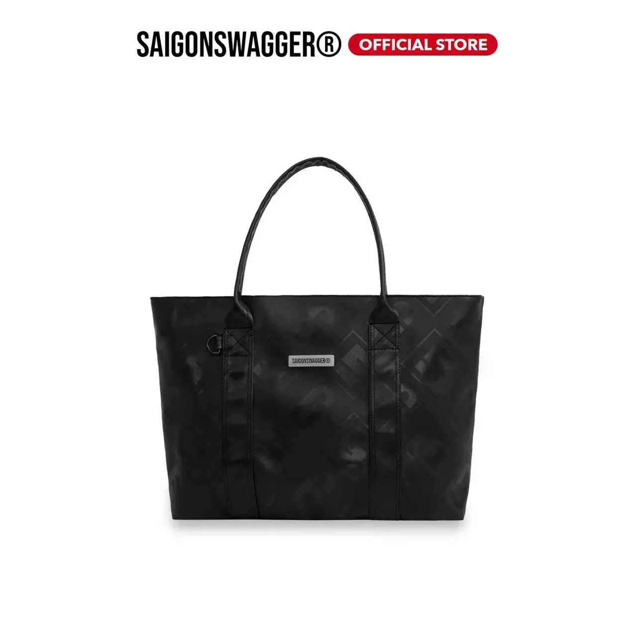 Túi Tote Túi Xách Da SAIGONSWAGGER TWILIGHT LEATHER TOTE BAG Hoạ tiết Monogram Đeo Vai