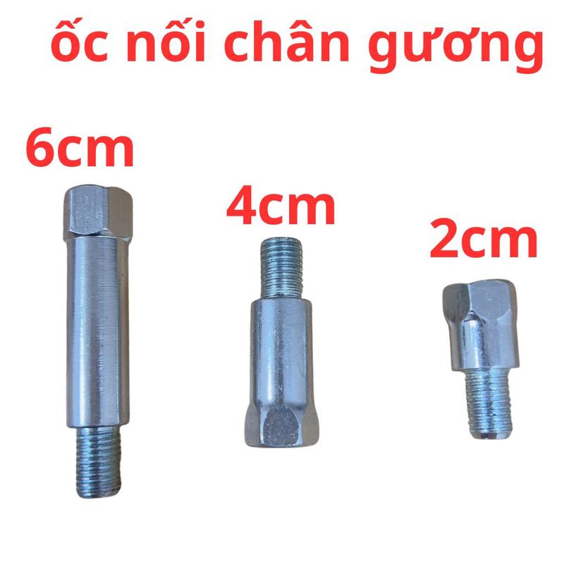  Ốc nối chân gương  giá 1 con  chân 10li ren thuận gắn cho nhiều dòng xe như wave ab sh winner exciter sirius 