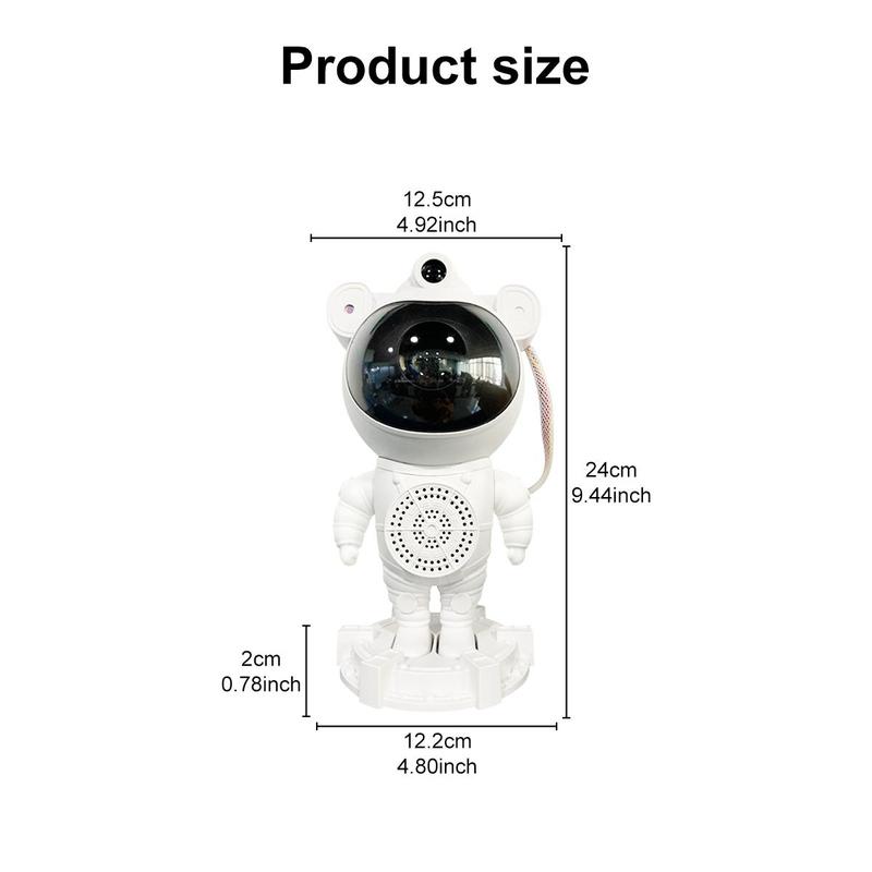 Astronaut Projector Night Light, 1 Count USB Powered Galaxy Projector Light with Remote Control, Spaceman Ambient Lamp, Starry Sky Projector Light 5