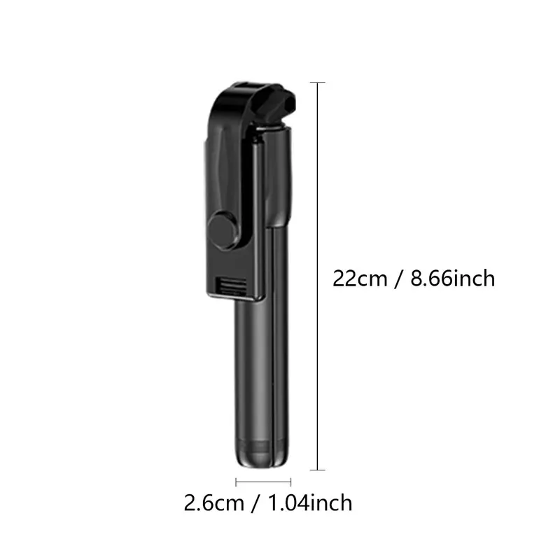 Wireless Remote Control Selfie Stick, 1 Count 360-Degree Rotatable Phone Live Tripod, Phone Selfie Stick for Travel, Outdoor, Party, Wedding 1