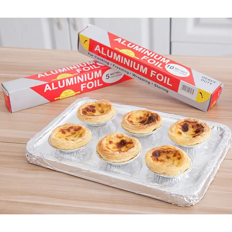 Giấy Bạc Nướng Thức Ăn, Màng Nhôm Nướng Thịt, Bảo Quản Thực Phẩm, Cá BBQ 8