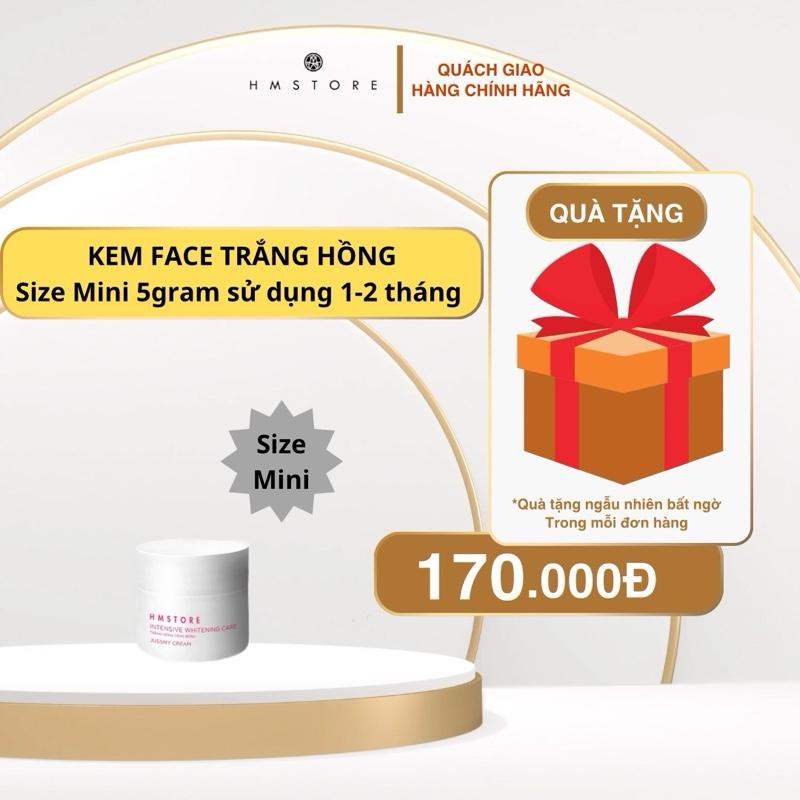 KEM FACE QUỐC DÂN FACE TRẮNG HỒNG CĂNG BÓNG HM STORE Size nhỏ 5gram (sử dụng 1-2 tháng) Skincare Chăm Sóc Da Làm Đẹp Da Dưỡng Ẩm Da kem dưỡng Nữ Women cho mặt
