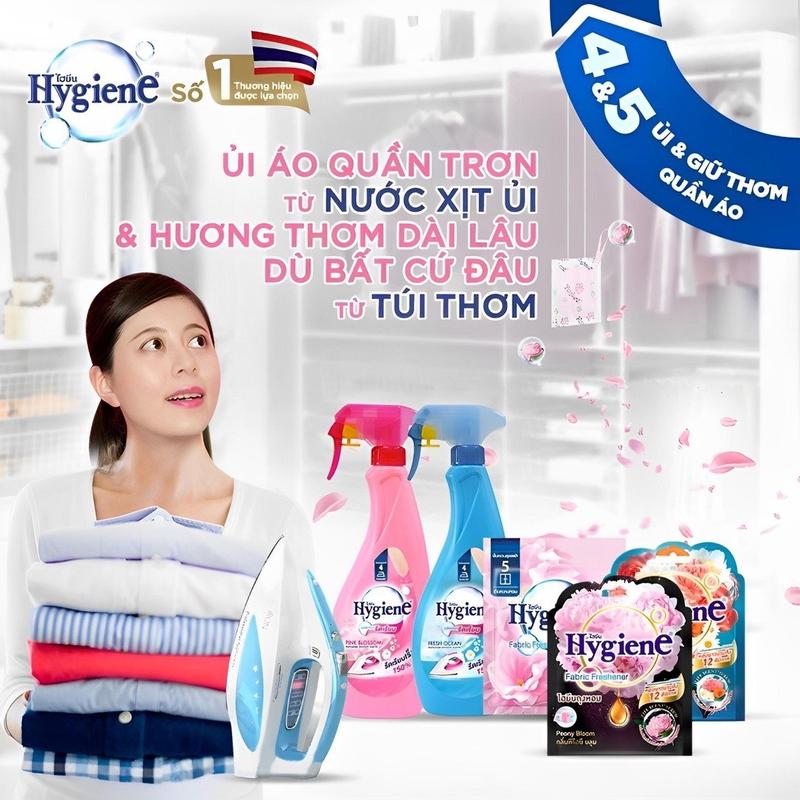 Product Introduction of Xịt Thơm Quần Áo Hygiene Nước Xịt Vải Ủi Đồ Khử Mùi Ẩm Mốc Chai 550ml Làm Sạch 5