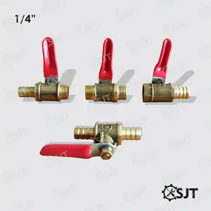 SJT - Kran Angin Kompresor Kuningan 1/4 Inch | Stop Keran Kompresor