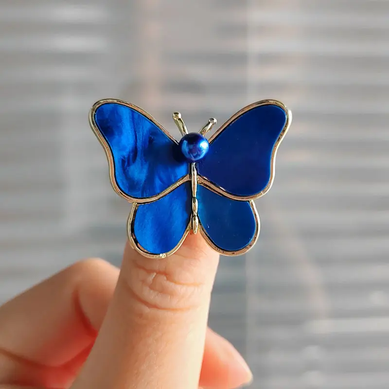 Trâm Cài Hình Bướm, Thiết Kế Fritillary, Dành Cho Nữ, Cao Cấp Và Độc Đáo, Ghim Cài Ngọc Trai, Phụ Kiện Quần Áo, 2024 Women 4