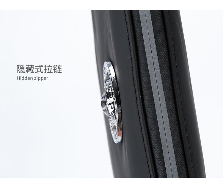 Product Introduction of High-end Fashion Tiger Head Clutch Waterproof Fabric Stylish Versatile Men's Travel Simple Elegant Handbag 11