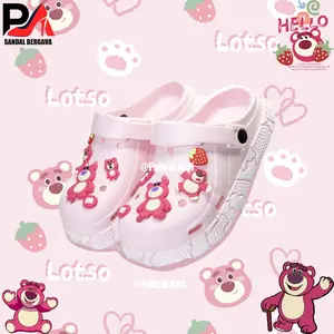 Beruang Stroberi Children's Sandals, Latest Models, Thick Sole Anti-Slip Children's Sandals