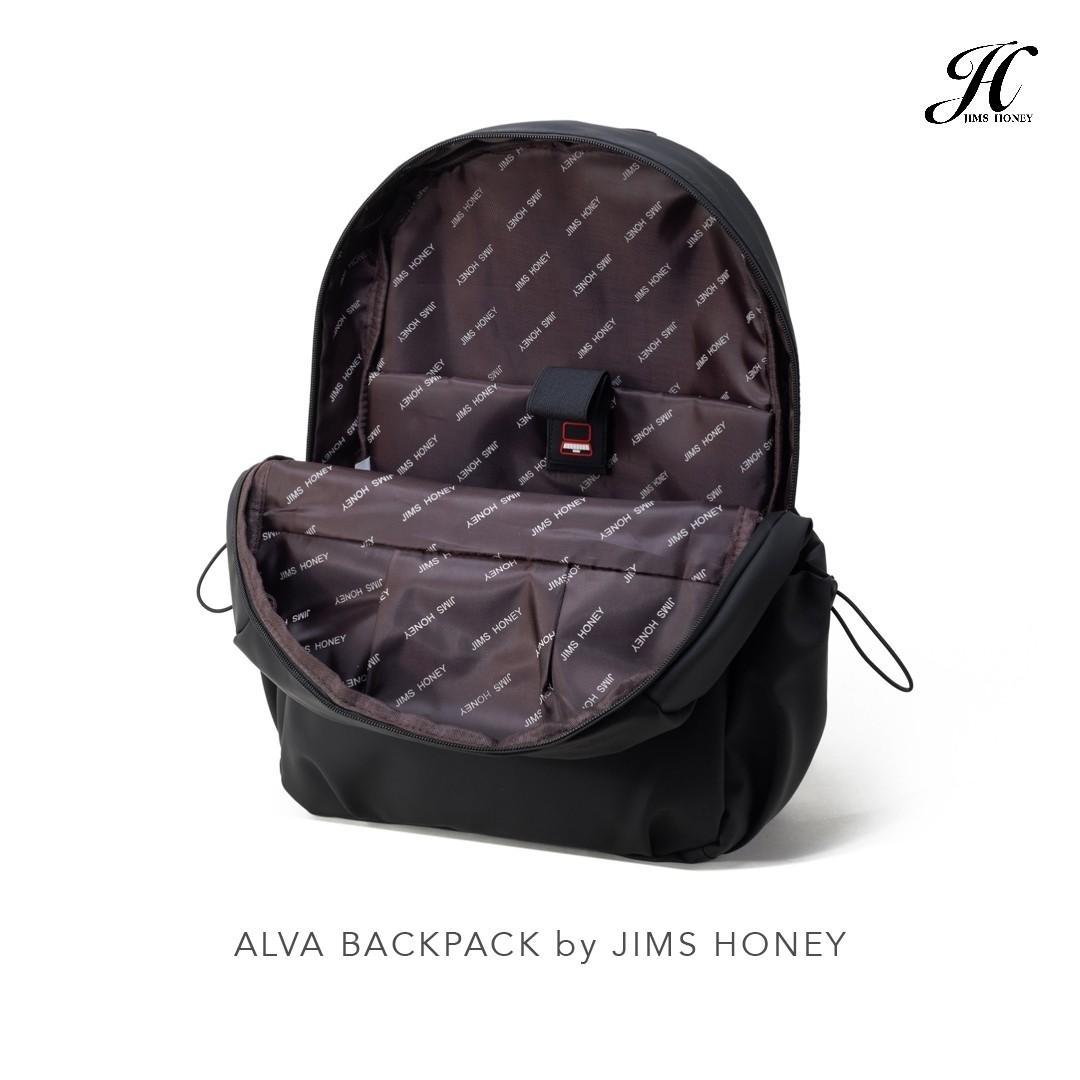 JIMS HONEY Tas Ransel Unisex Pria Wanita ALVA BACKPACK Sekolah Anak SMA Kulit