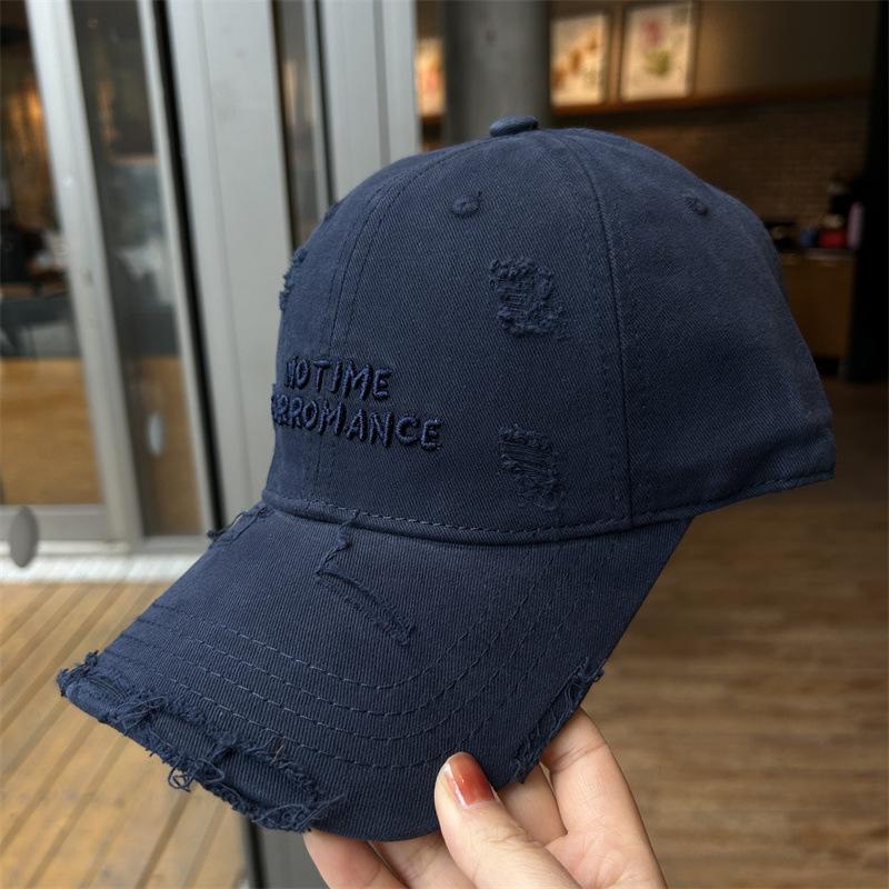 Topi Baseball Wanita Berlubang dengan Sulaman Huruf, Diperbuat daripada Kapas yang Dicuci, Berbentuk Runcing, Tampak Kecil, Bersaiz Besar, dengan Tepi yang Melebar, Topi Matahari Berbahan Lembut. Topi Baseball Wanita Berlubang dengan Sulaman Huruf, Diperbuat daripada Kapas yang Dicuci, Berbentuk Runcing, Tampak Kecil, Bersaiz Besar, dengan Tepi yang Melebar, Topi Matahari Berbahan Lembut.