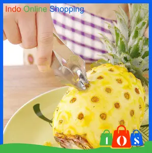 IOS 864  Capitan Kulit Mata Nanas Stainless Steel Alat Penjepit Pengupas Pembersih Import COD