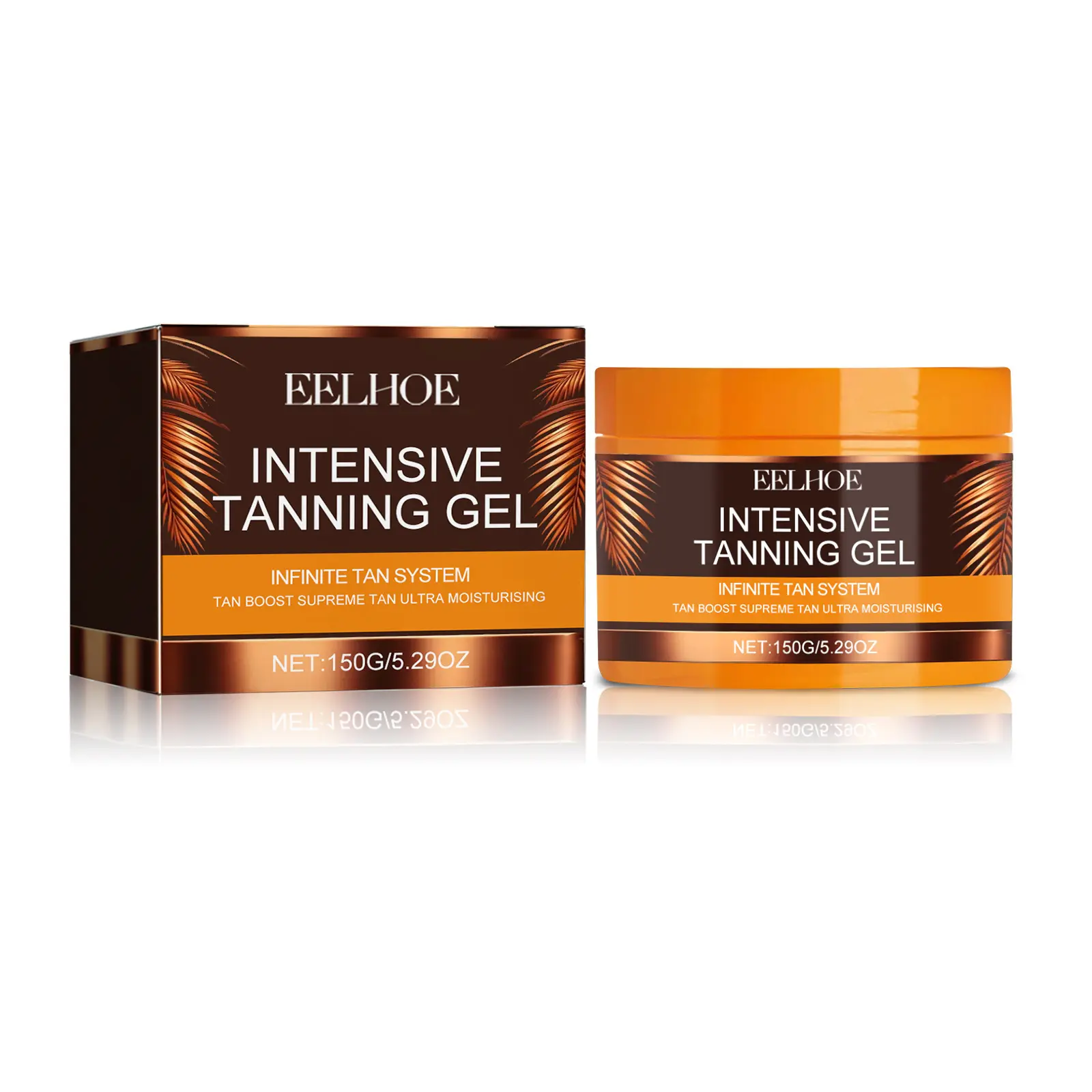 Intensive Tanning Gel, Natural Sun Tanning Cream, Accelerator Cream Gel for Sunbed Outdoor Sun Tanning