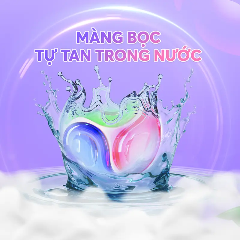 Combo 2 Túi Viên giặt xả MaxKleen Hương Ngày Thư Thái 34 viên/Túi 1