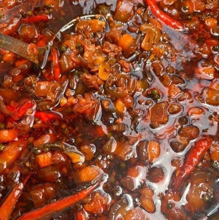 Kho quẹt tóp mỡ thuần chay Hỷ Lạc hủ 250gr ăn liền Food