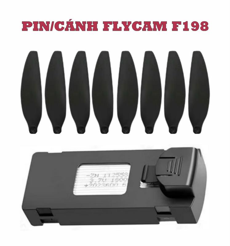 PIN CÁNH QUOẠT PHỤ KIỆN THAY THẾ FLYCAM F198 NEW Drone