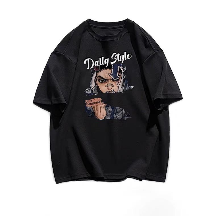 Product Introduction of SWELEE at0140 Áo thun nam nữ cotton form rộng tay lỡ unisex hình in daily style 14