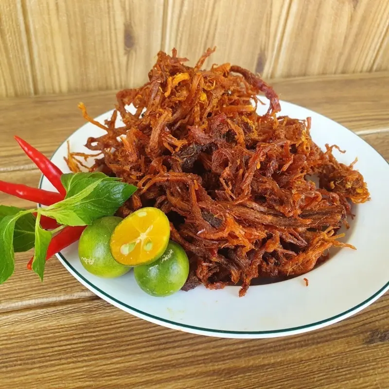 Combo 2 hộp ( mực hấp dừa + khô bò sợi loại 1 ) 1