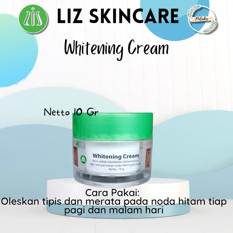 Liz Skincare krim pemutih / whitening crem dr liz pria wanita krim siang - malam Semua Jenis Kulit 1