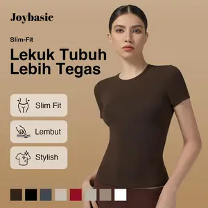 ⁠Joybasic - [All Day Fit] Crew Neck Fitted T-shirt