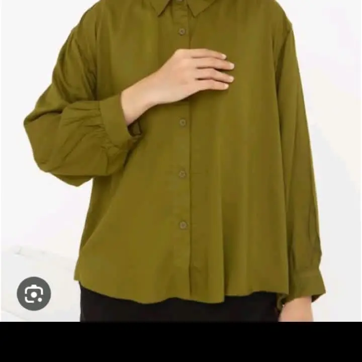 Kemeja hem katun rayon