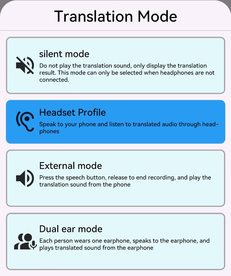 Product Introduction of MZYJBL A98 Intelligent AI Translator Earbuds Wirless BT Languages Translation Headphones Real Time Voice Translators for Business Travel With APP 34