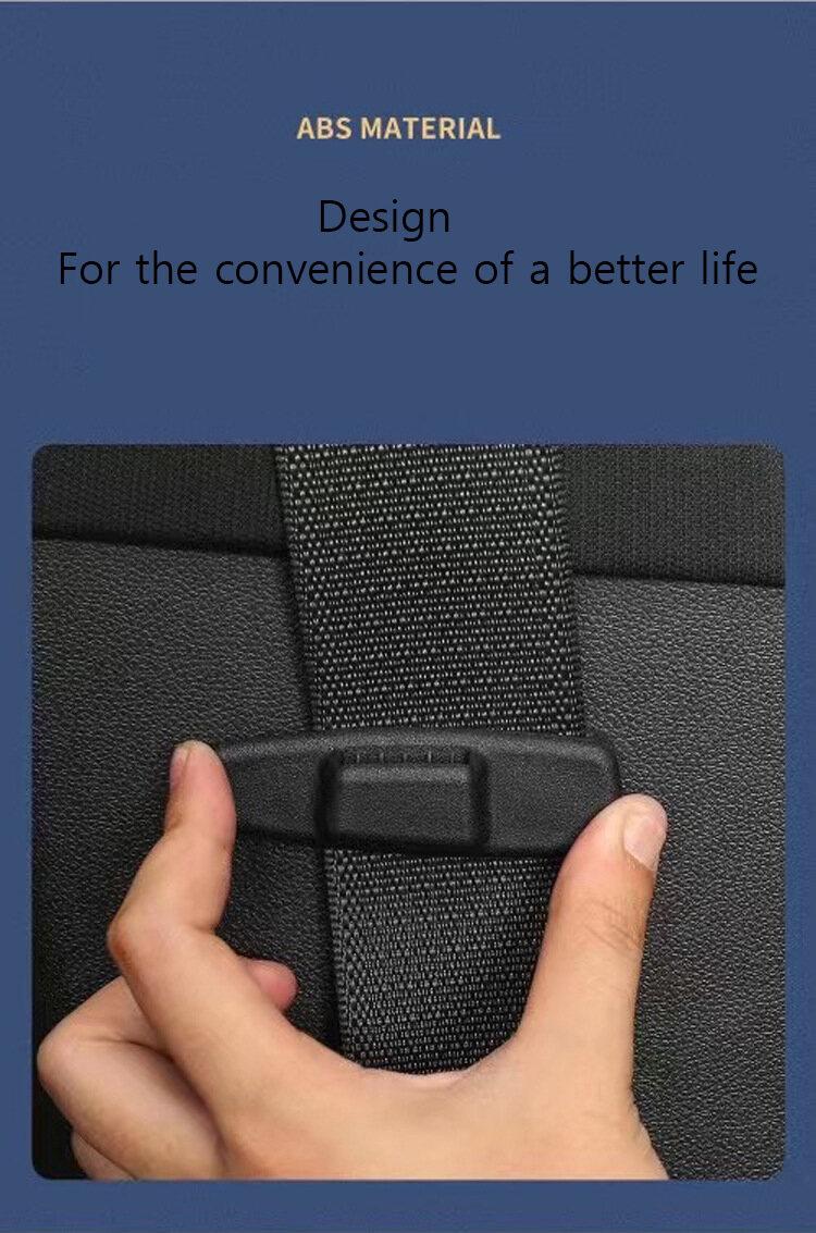 Product Introduction of 2/4pcs Car Seat Belts Anchor Safety Protection Clip   Safety Adjustable Auto Stopper Buckle Plastic Clip Car Accessory 12