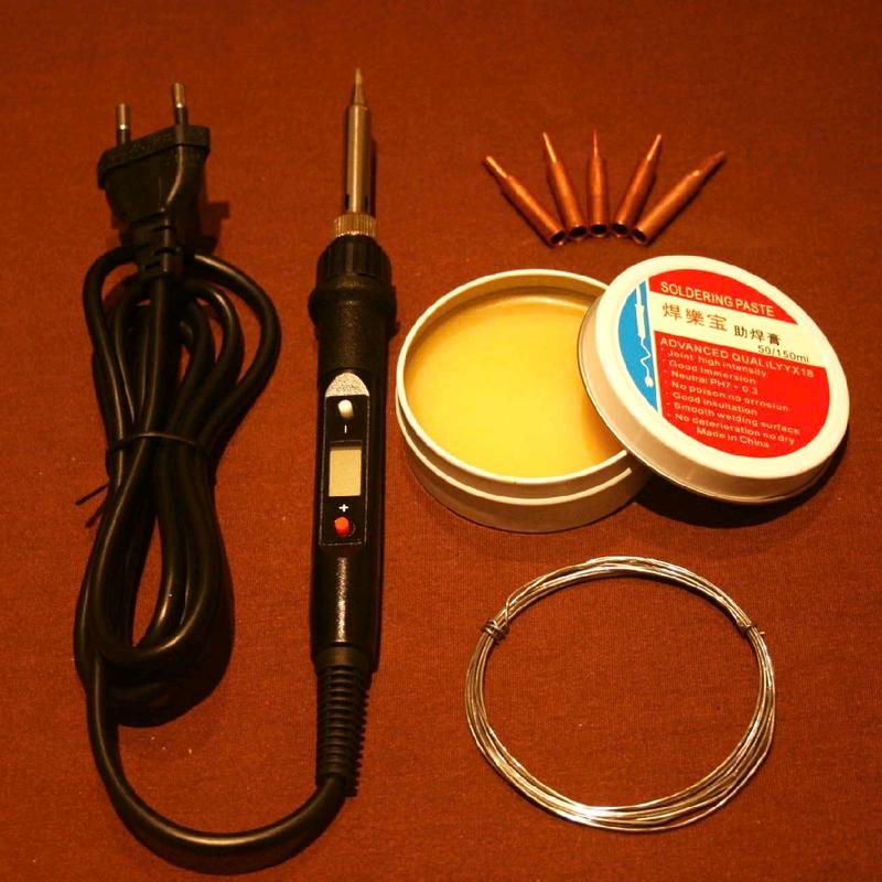 Bộ mỏ hàn thiếc Điều chỉnh nhiệt độ 80w hiển thị LCD mo han thiec máy