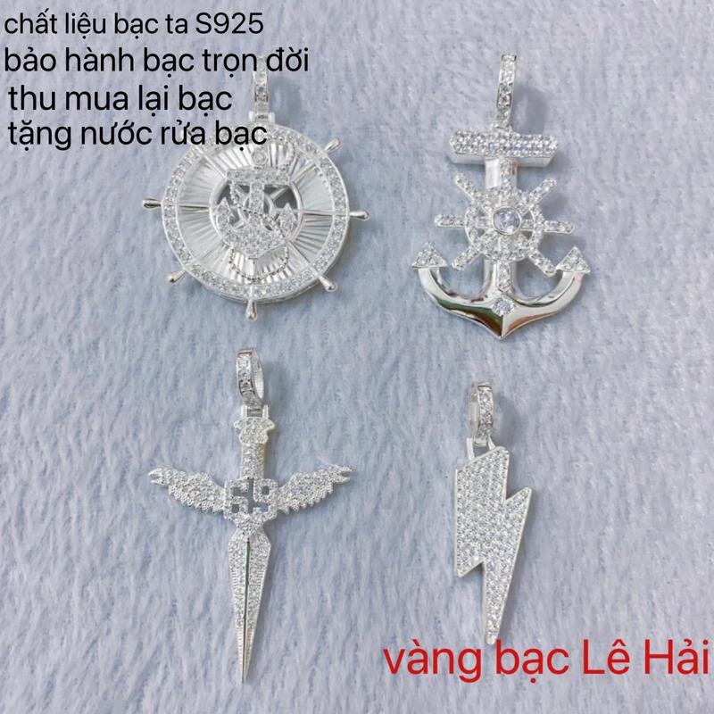 Mặt dây chuyền bạc nam chất liệu bạc S925 mặt dây bạc cao cấp thời trang vangbaclehai