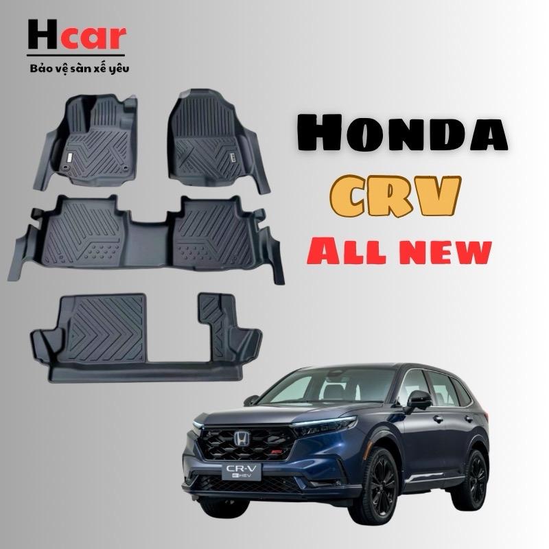 Thảm lót sàn nhựa đúc tràn viền HCAR cho Honda Crv 2024 All New ( 1 bộ 4 tấm )