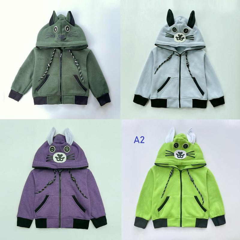 Áo khoác cho bé từ 8kg-45kg, họa tiết thú cưng cute, có nón, chất liệu mềm mại. Form unisex thích hợp cho cả bé trai và bé gái. đi du lịch đỏ cam c lông choàng