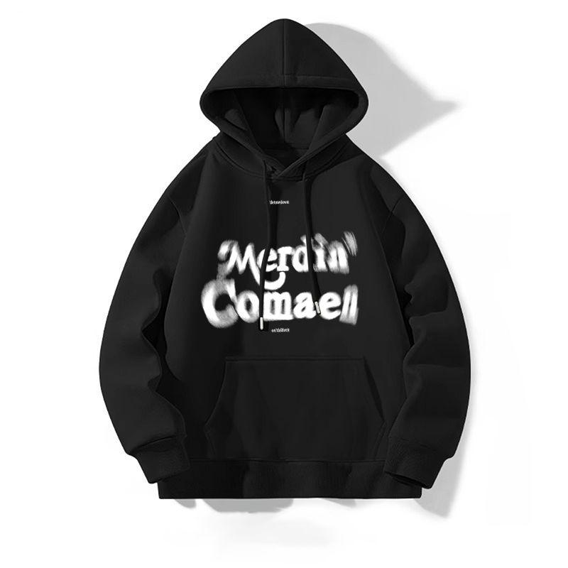 Áo Hoodie In Màu Đỏ Rượu Vang Phong Cách Hàn Quốc, Nặng 500G, Thiết Kế Đơn Giản, Đệm Nhung, Áo Dày, Thời Trang, Thích Hợp Cho Mùa Thu Và Mùa Đông, Hàng Mới Về Năm 2024 7