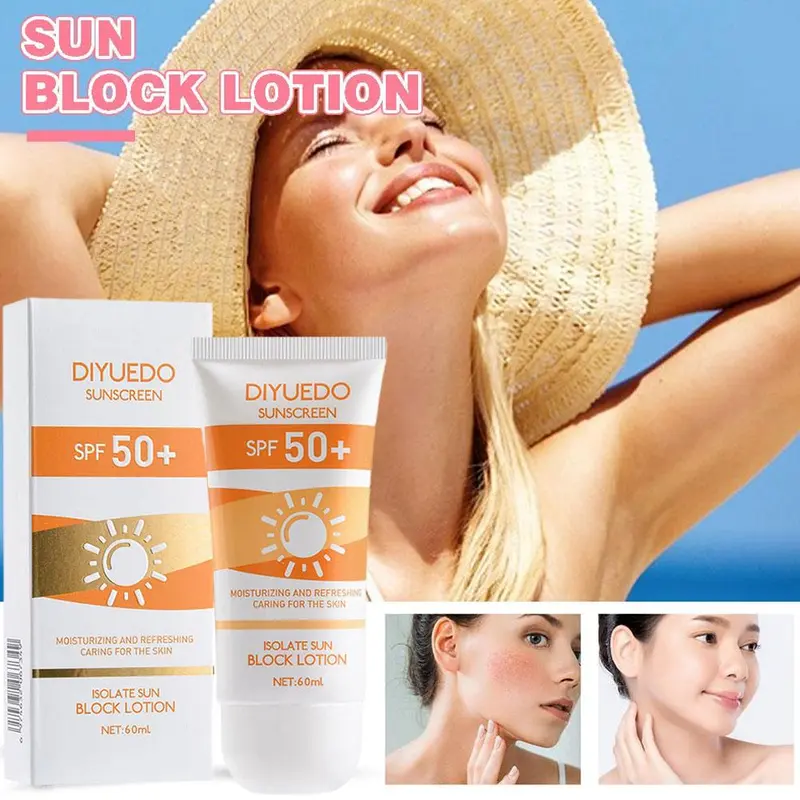 Kem Dưỡng Da Chống Nắng, DIYUEDO, SPF50 + PA + + +, Chống Tia UV, Dưỡng Ẩm, Không Nhờn, Thích Hợp Cho Toàn Thân, Công Suất Cao 3
