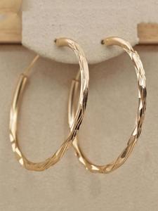 Aretes de mujer elegantes y minimalistas, Aretes de aro exagerados y modernos, Joyería vintage chic que combina con todo como regalo para novia