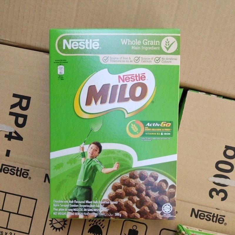 Bánh ngũ cốc Milo Néstle hộp 300g - ăn sáng, topping cho món milo dầm